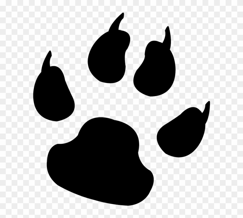 Paw Print Clip Art , Png Download - Animal Track #1607958