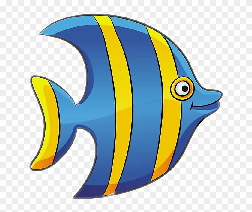 Angelfish Clipart Bright Fish - Poisson Dessin Coloré Tropicaux #1608077