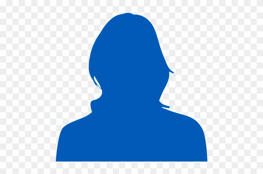 Linda Profile Picture - Gray Female Silhouette Head #1608185