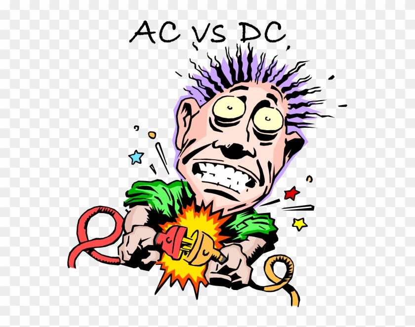 Ac Vs Dc Which Dangerous To Humans - Electric Shock Clipart #1608247