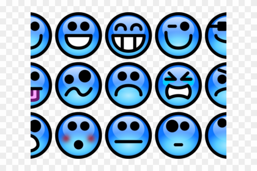 Face Clipart Emotion - Different Faces Or Emotions Clipart #1608387