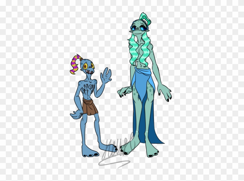 Queen Sam, The Mudokon Queen - Cartoon #1608413