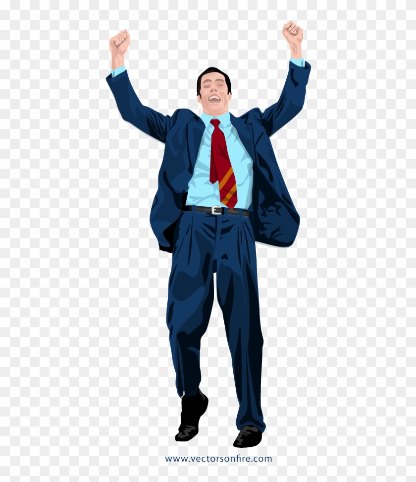 415 X 900 6 - Happy Businessman Clipart #1608433