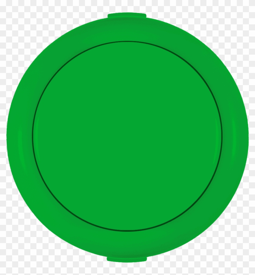 Sanwa Obsf30 Push Button Green Green - Euro Sign #1608559