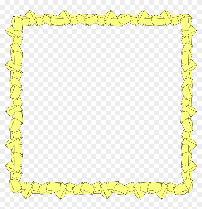 Border Clipart - Transparent Cheese Border #1608603