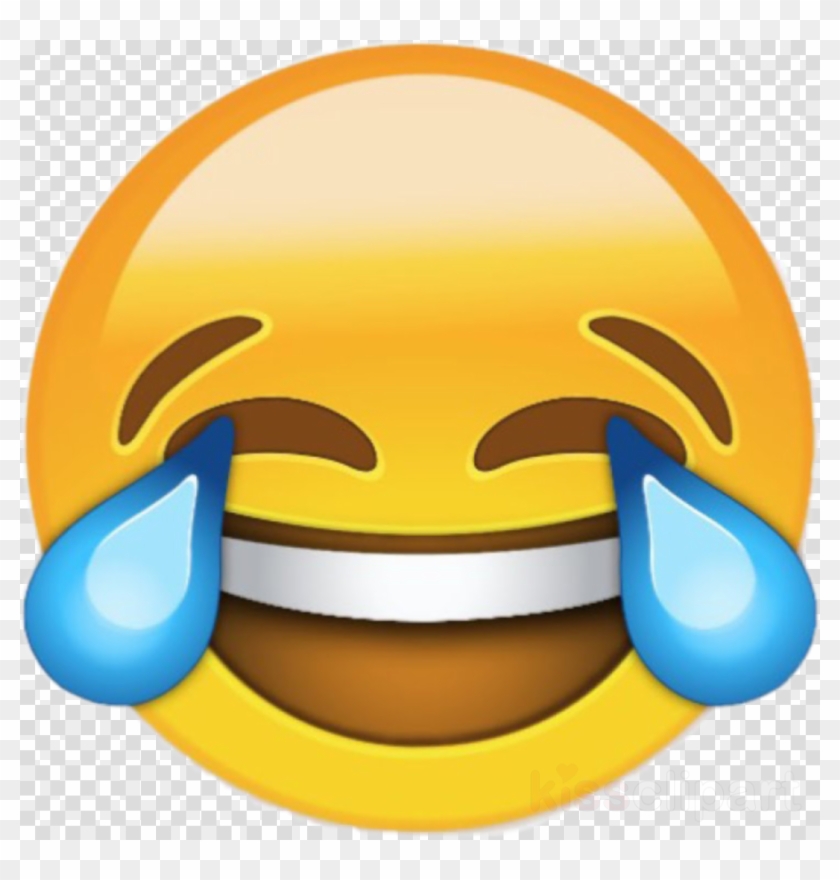 Download Crying Laughing Emoji Clipart Face With Tears - Funny Emoji #1608627