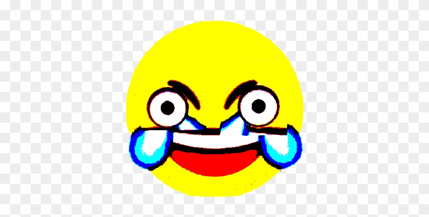 Crying Emoji Clipart Laughing Emoji - Open Eye Laughing Emoji #1608628