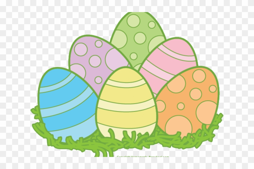 Easter Clipart Music - Spring Easter Eggs Clipart #1608640