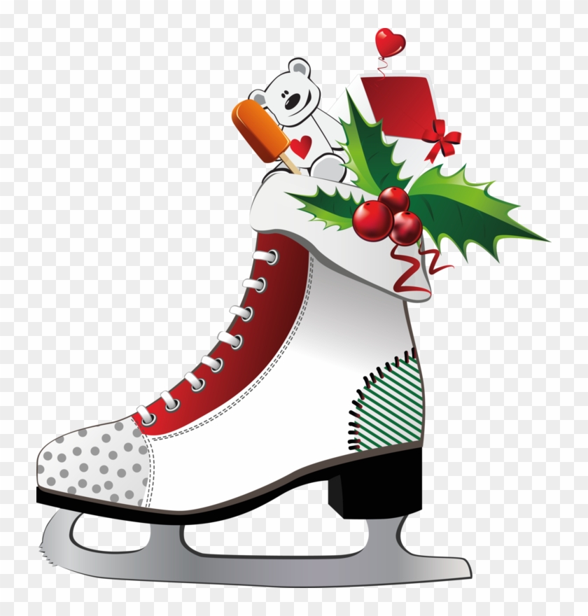Figure Skates Clip Art - Кататься На Коньках Клипарт Пнг #1608670