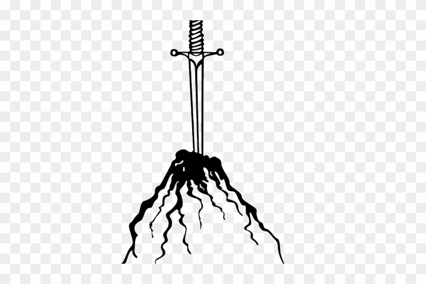 Swords Clipart Excalibur - Sword In The Stone Png #1608740