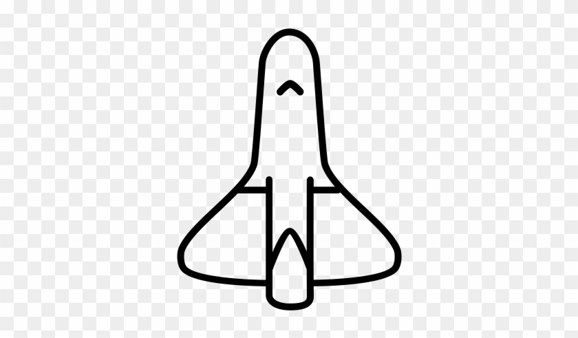 Airship, Alien Spacecraft, Aliens Icon - Line Art #1608762