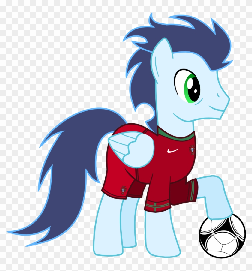 Isegrim87, Clothes, Football, Jersey, Pony, Portugal, - Cartoon #1608874