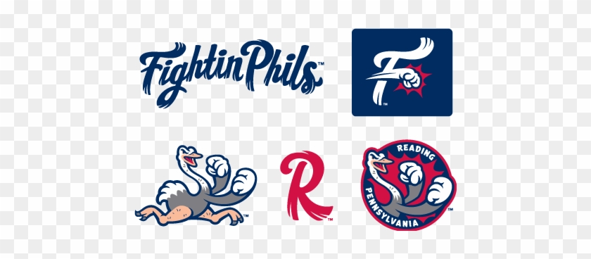 R Phils Become Reading Fightin Unveil Branding And - Fightin Phils Logo #1608898