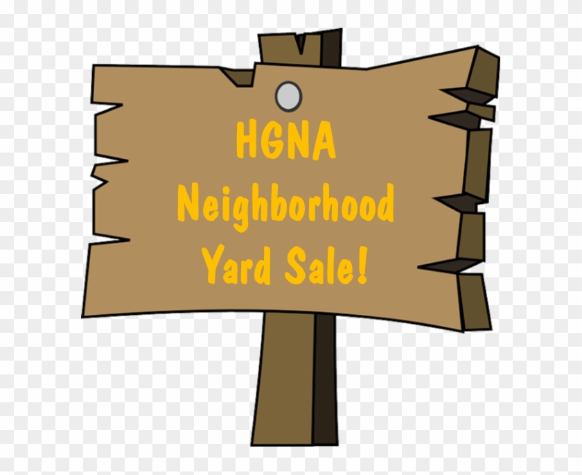 Holiday Gardens Yard Sale - Sign Board Cartoon Png #1608924