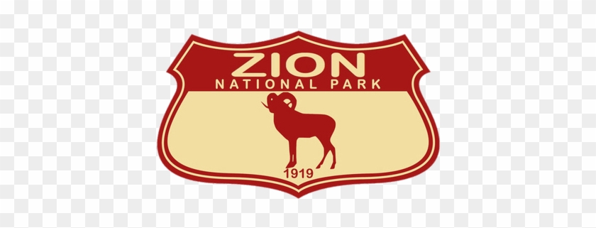 Zion National Park Sticker - Yellowstone National Park Logo Png #1608981