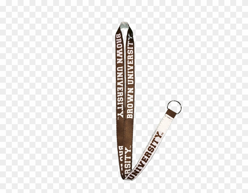 Image For Reversible Ribbon Lanyard Brown/white - Strap #1609170