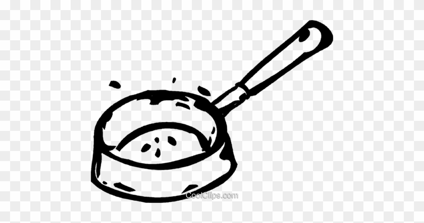 Frying Pan Royalty Free Vector Clip Art Illustration - Frying Pan Royalty Free Vector Clip Art Illustration #1609265