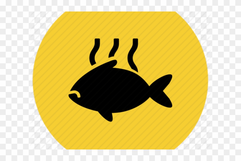 Healthy Food Clipart Fried Fish - Fried Fish Icon Png #1609274