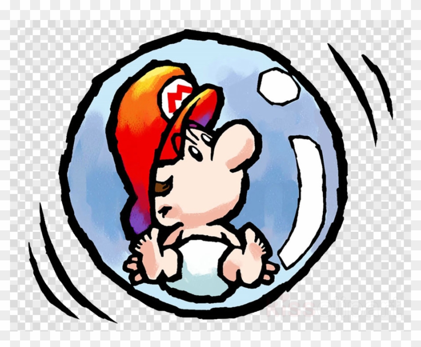 Baby Mario Bubble Clipart Yoshi's Island Mario - Yoshis Island Ds World 2 #1609332