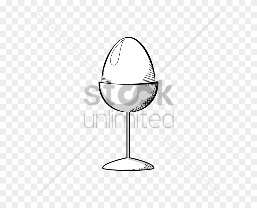 Drawing At Getdrawings Com Free For Personal - Egg In A Cup Clipart Black And White #1609337