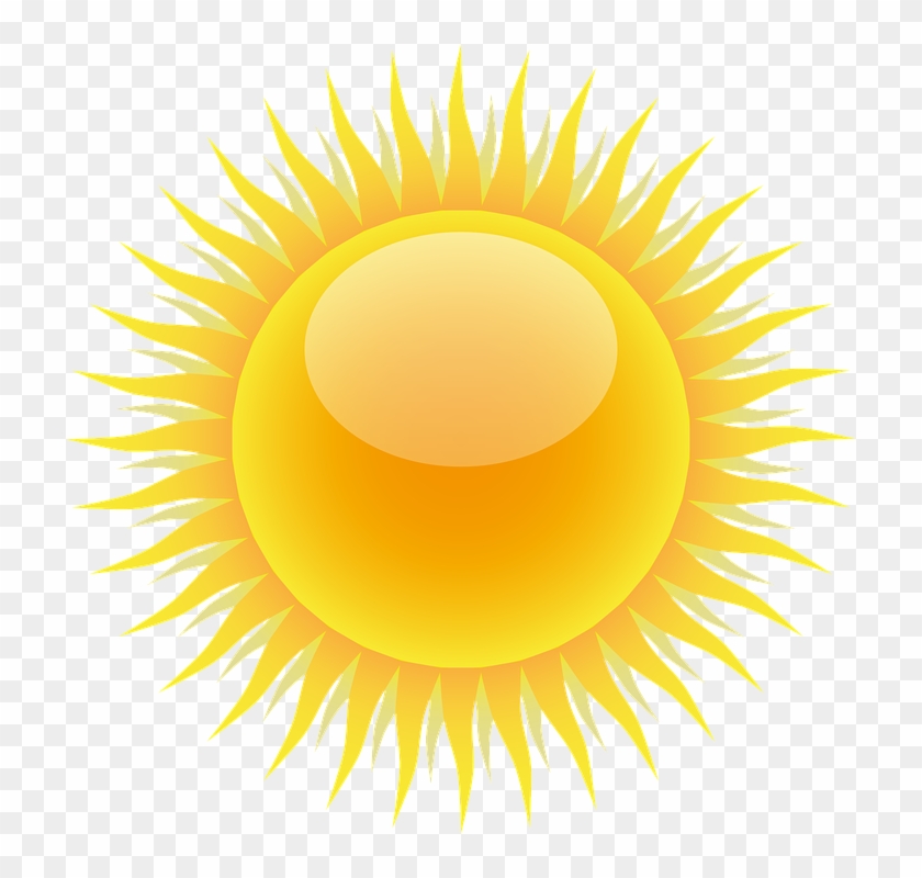 Gold Sun Png - Clip Art Sun #1609343