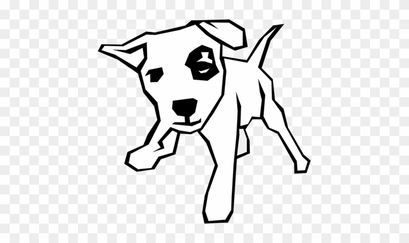 Ffffff - Black And White Drawings Of Dog #1609496
