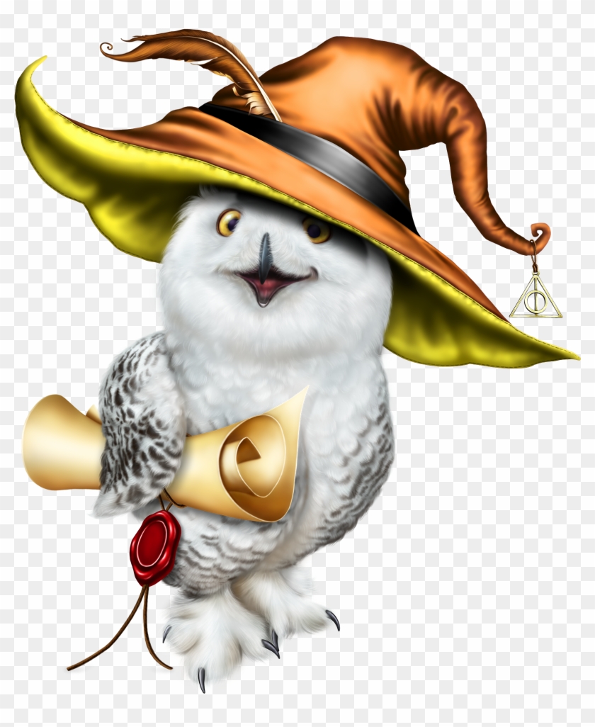 Harry Potter Universal, Cute Owl, Big Data, Clip Art, - Cartoon #1609504