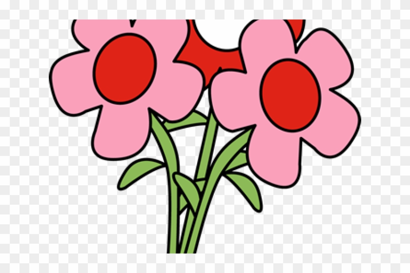Stem Clipart Elementary - Valentines Day Flowers Free Png #1609542