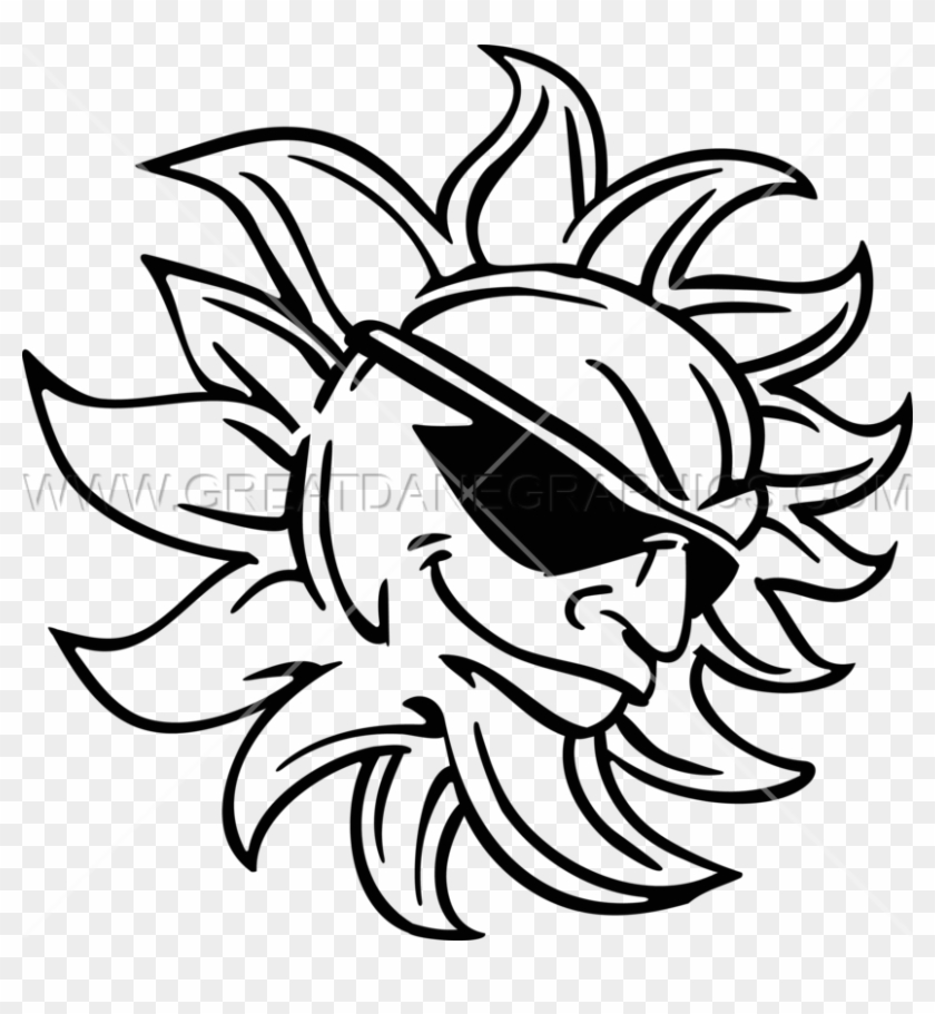 Sun With Shades - Illustration #1609565