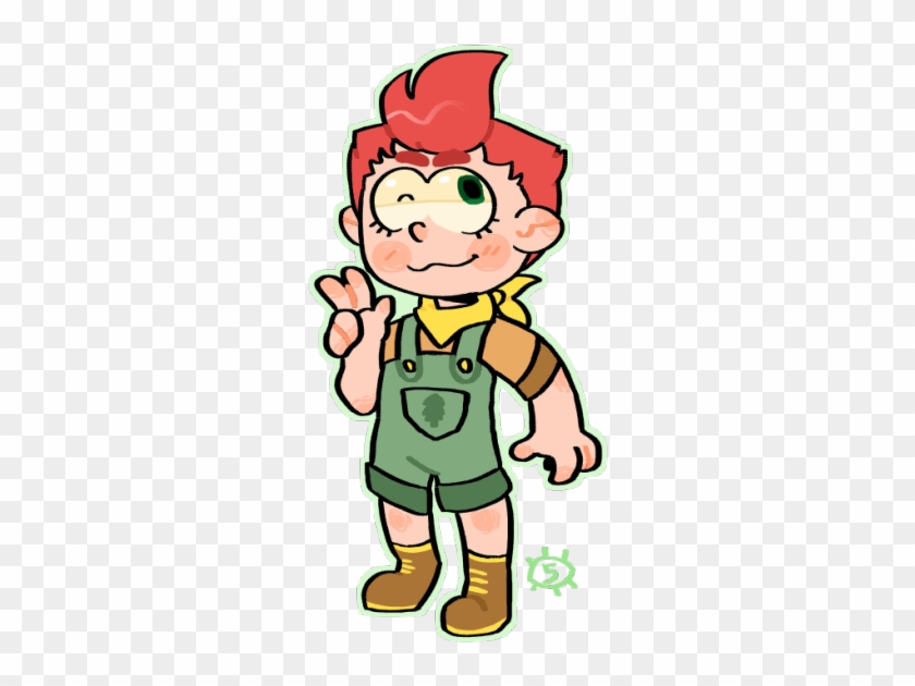 I Have A Headcanon That David Loves Wearing Overalls - Cartoon #1609658