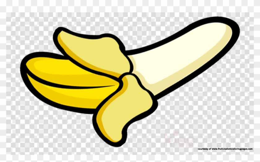 Cartoon Peeled Banana Clipart Banana Banaani Clip Art - Brush Stroke Png Color #1609795