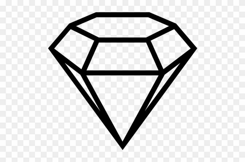 Download - Diamond Icon Outline Eps #1609903
