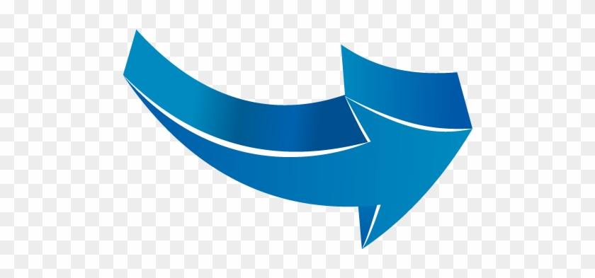 Blue 3d Arrow Png #1609960