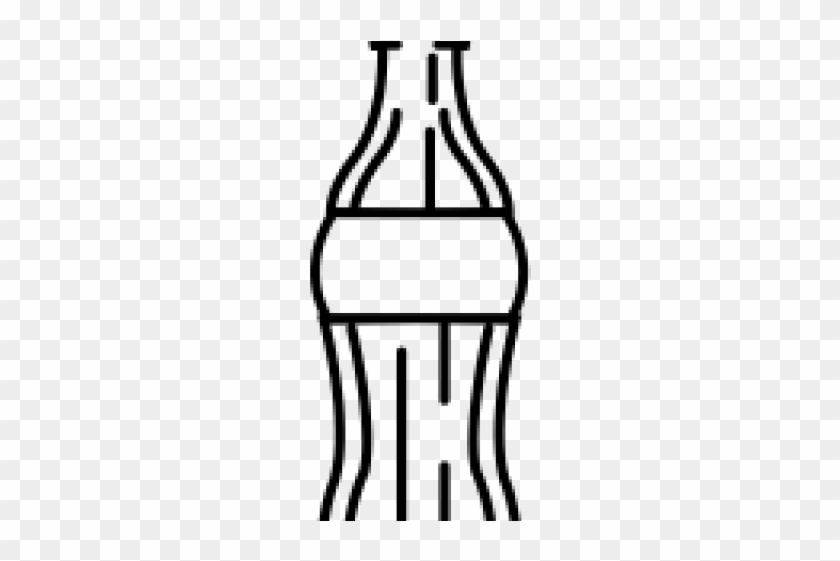 Drawn Bottle Soda Bottle - Coca Cola Bottle Vector Png #1609966