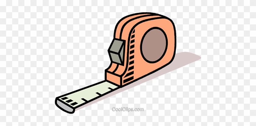 Tape Measure Royalty Free Vector Clip Art Illustration - Construction Tools Clip Art Png #1609990