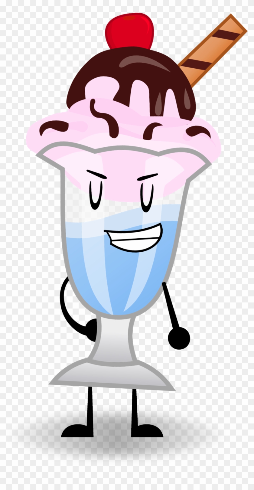 Milkshake Clipart Sundae Glass - Object Connects Sundae #1610002