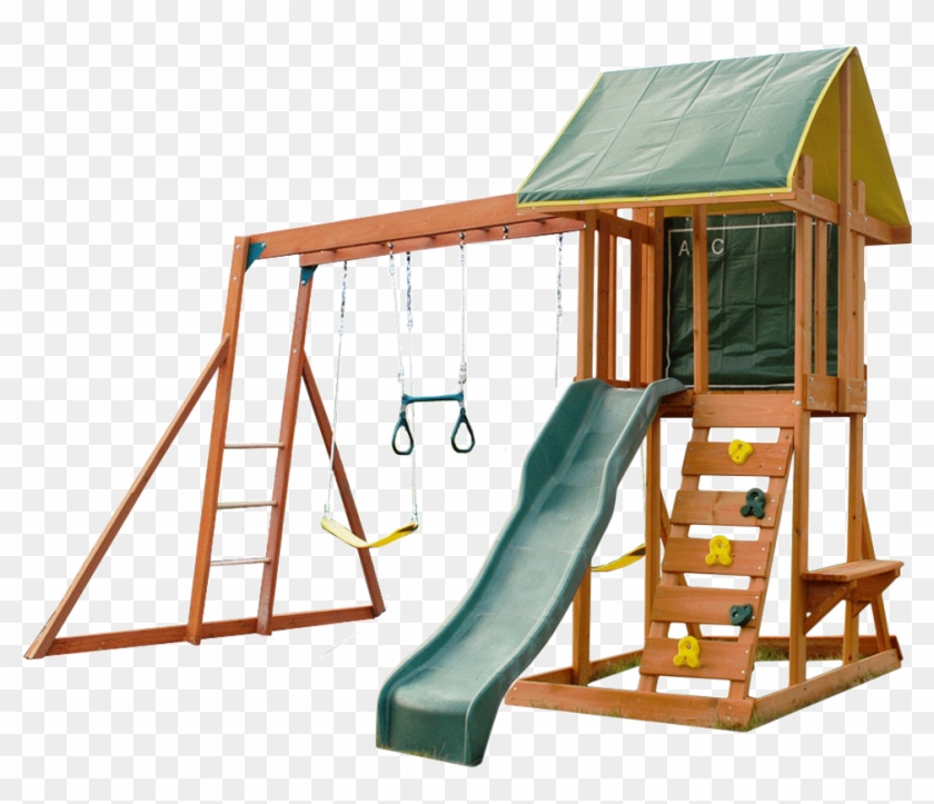 Foster Climbing Frame - Slides And Swings Png #1610085