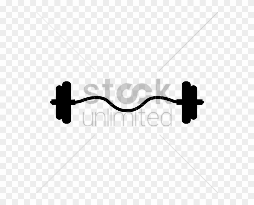 Curved Barbell Gym Clipart Barbell Weight Training - Curved Dumbbells #1610101