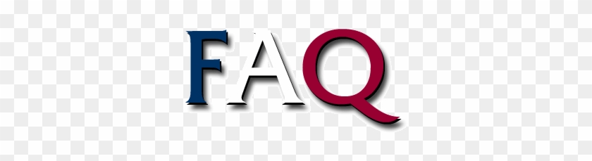 Faq Letters In Red, White And Blue - Graphic Design #1610119
