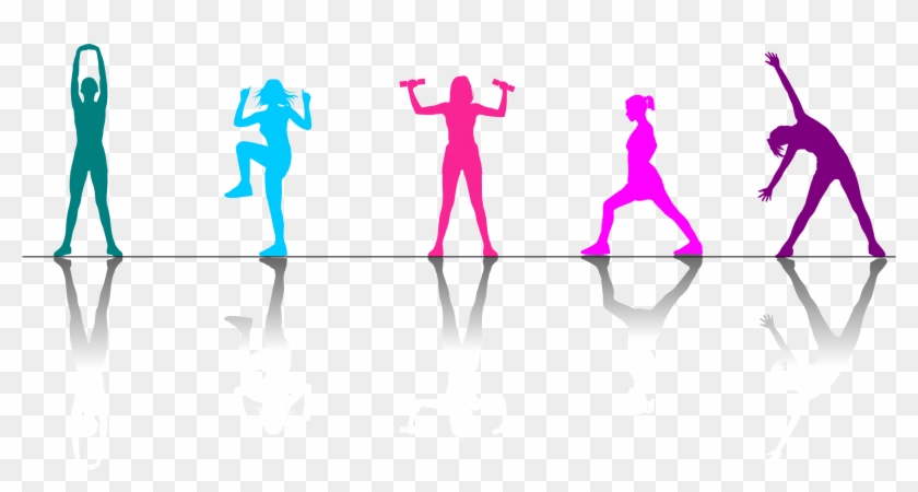 Gym Clipart Girls - Fitness Logo Transparent #1610132