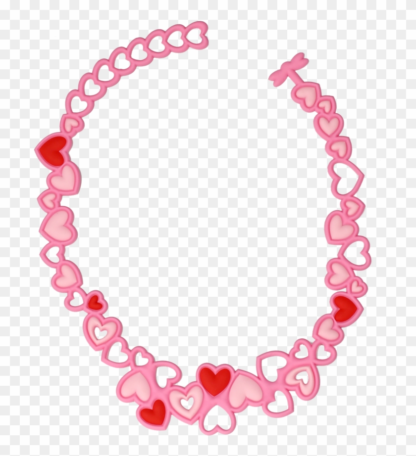 Necklace Clip Art - Background Design Pink Baby Shower #1610150