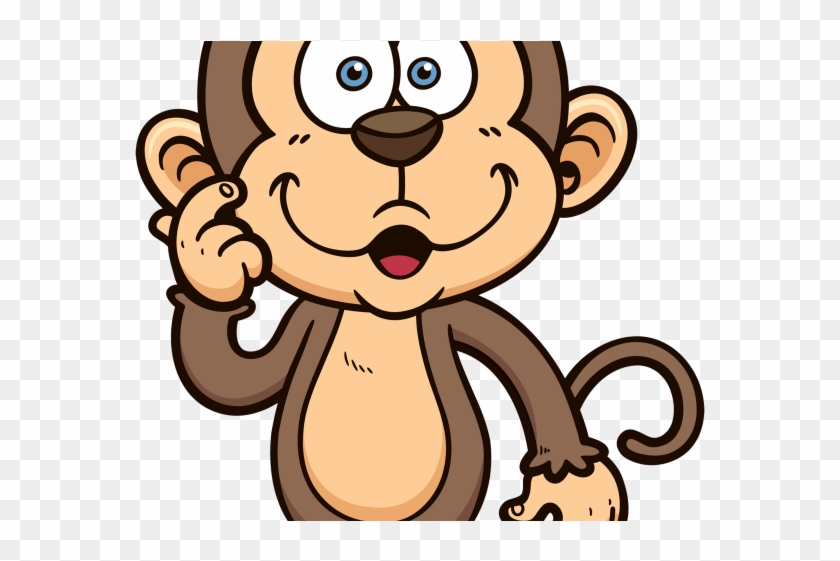 Year Of The Monkey Clipart Manky - Cartoon Monkey #1610185