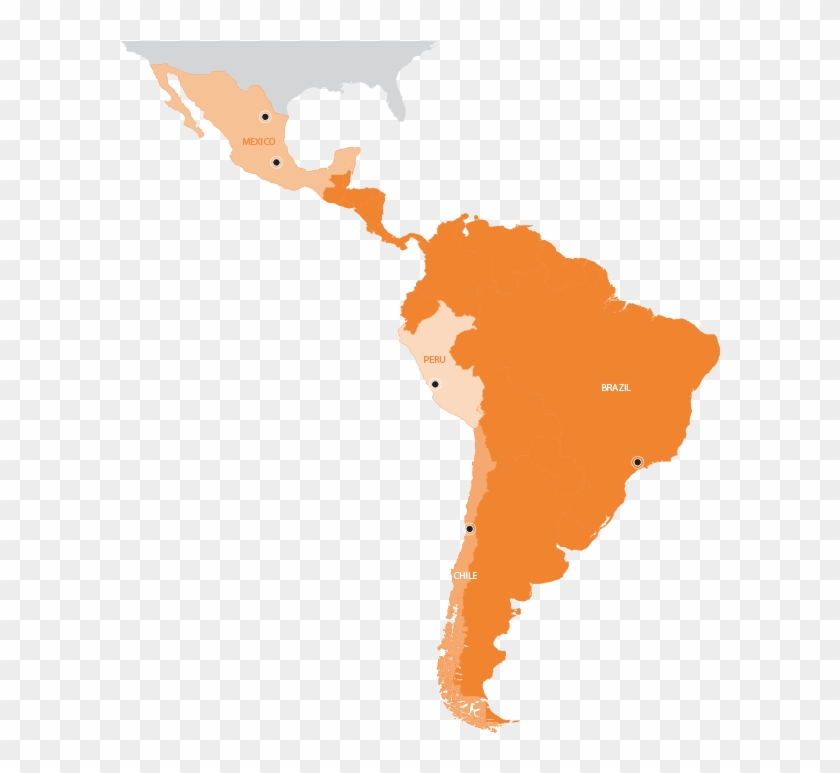 Latin America Map Latin America - Latin America #1610286
