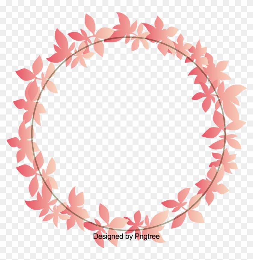 Beautiful Hand Paint Watercolor Floral Wreath, Flower, - Portable Network Graphics #1610331