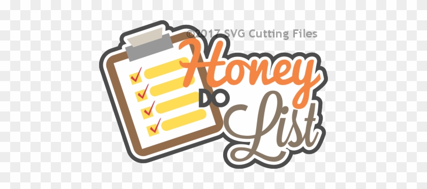 American Crafts - Honey Do List Clipart #1610394