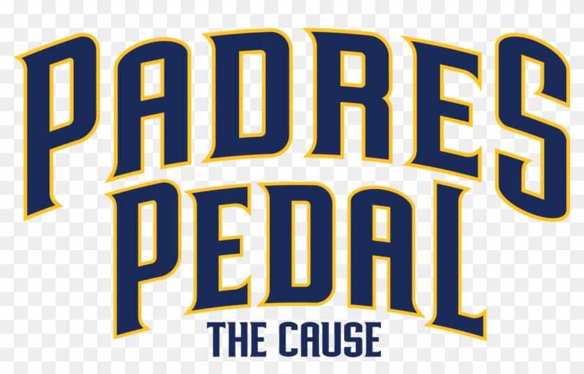 1361 X 807 1 - Padres Pedal The Cause Logo #1610472