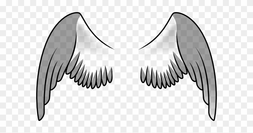 Wings Clip Art At Clker Com Vector - Cartoon Wings #1610541