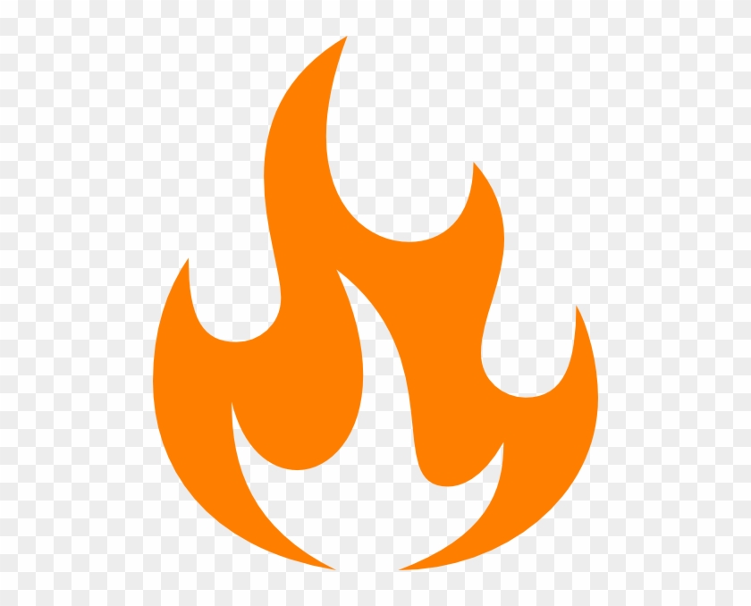 Fire Flames Clipart Black And White #1610549