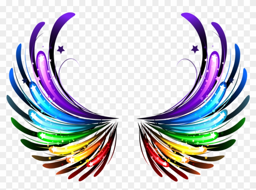 Фото, Автор Soloveika На Яндекс - Rainbow Wings Png Logo #1610554