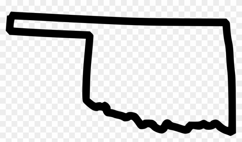 Oklahoma Svg Png Icon Free Download - Oklahoma State Outline Png #1610556